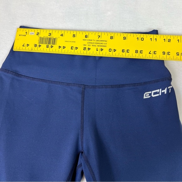 ECHT leggings stretch high rise wide waist  size:M key pocket - Picture 10 of 10